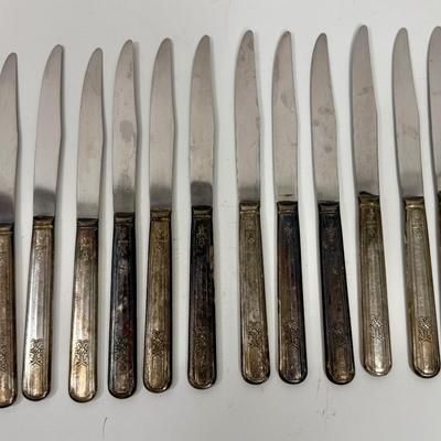 Sale Photo Thumbnail #139: They are tarnished, but otherwise in good condition.