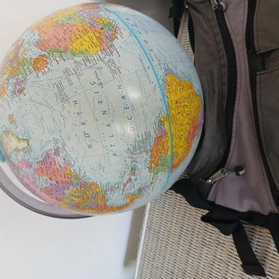 Teacher or Student Supply Lot – Globe, Clock, Bag, and More