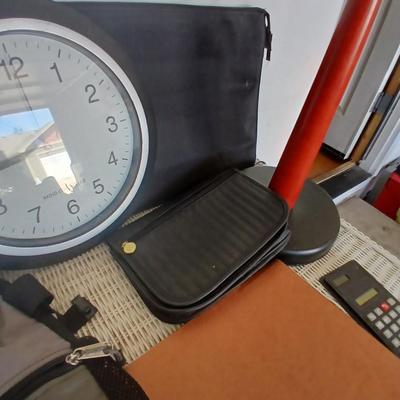 Teacher or Student Supply Lot – Globe, Clock, Bag, and More