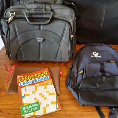 Laptop Bag, Backpack & Puzzle Book