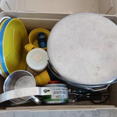 Camp Kitchen Cookware & Utensil Lot