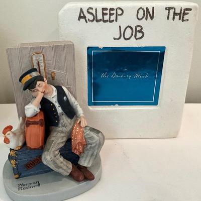 Asleep on he Job Norman Rockwell