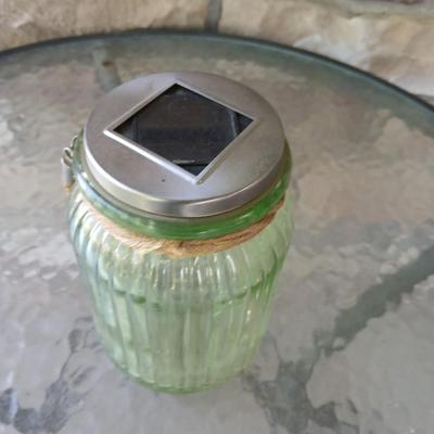 Outdoor Bistro Patio Set – Table with 2 Red Metal Chairs