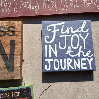 Inspirational & Humorous Wall Sign Lot –