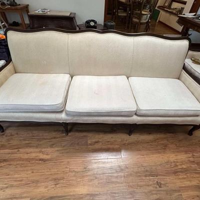 White Sofa Circa 1900's