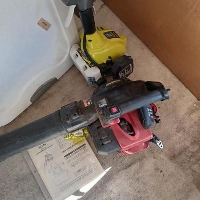 Gas Yard Tools – Blower & Weed Eater (For Parts or Repair)