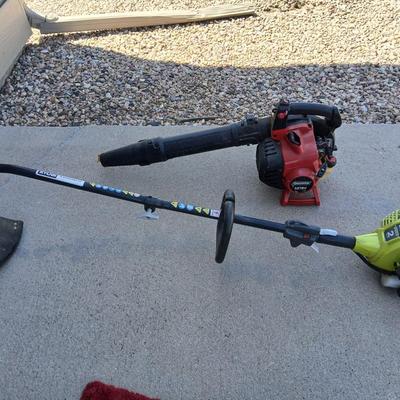 Gas Yard Tools – Blower & Weed Eater (For Parts or Repair)