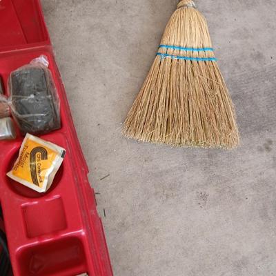 Automotive Utility & Accessory Lot - road side emergency kit - USA Window flag and more