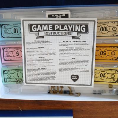 Denver Broncos Fan Lot – Games, Metal Broncos sign, Denveropoly game, puzzle & Scarf