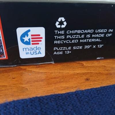 Denver Broncos Fan Lot – Games, Metal Broncos sign, Denveropoly game, puzzle & Scarf