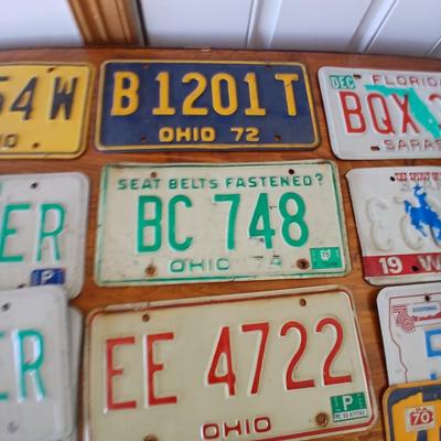 Vintage License Plate Lot – 12 Plates from Multiple States