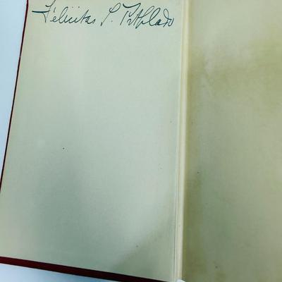 Sale Photo Thumbnail #191: Published in 1925. Cover and spine in very good condition. Pages in good condition but have minor yellowing due to age, very good overall condition considering it is 100 years old.