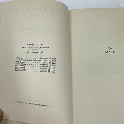 Sale Photo Thumbnail #194: Published in 1925. Cover and spine in very good condition. Pages in good condition but have minor yellowing due to age, very good overall condition considering it is 100 years old.