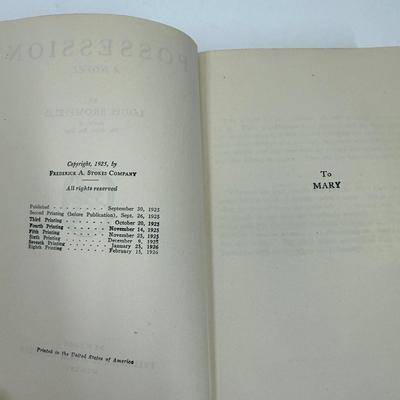 Sale Photo Thumbnail #193: Published in 1925. Cover and spine in very good condition. Pages in good condition but have minor yellowing due to age, very good overall condition considering it is 100 years old.
