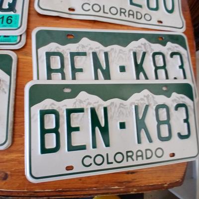 BEN - If you were born in 83' here's your Birthday Plate! Colorado License Plate Lot – 11 Modern Mountain Design Plates