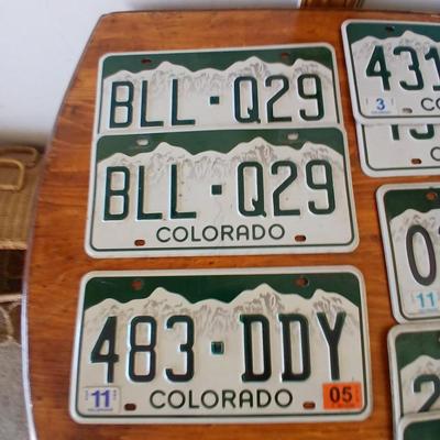 BEN - If you were born in 83' here's your Birthday Plate! Colorado License Plate Lot – 11 Modern Mountain Design Plates