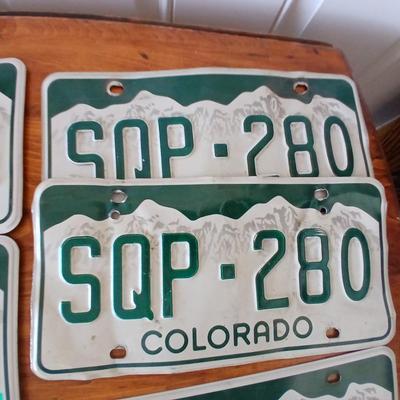 BEN - If you were born in 83' here's your Birthday Plate! Colorado License Plate Lot – 11 Modern Mountain Design Plates