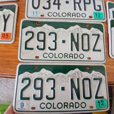 BEN - If you were born in 83' here's your Birthday Plate! Colorado License Plate Lot – 11 Modern Mountain Design Plates