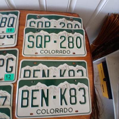 BEN - If you were born in 83' here's your Birthday Plate! Colorado License Plate Lot – 11 Modern Mountain Design Plates