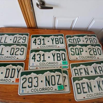 BEN - If you were born in 83' here's your Birthday Plate! Colorado License Plate Lot – 11 Modern Mountain Design Plates