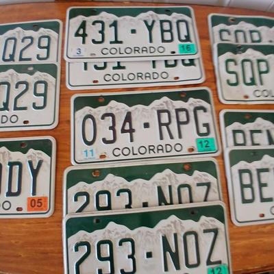 BEN - If you were born in 83' here's your Birthday Plate! Colorado License Plate Lot – 11 Modern Mountain Design Plates