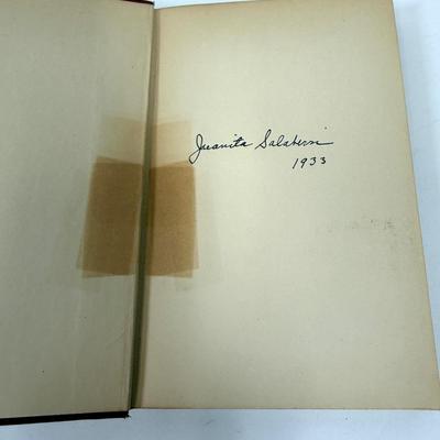 Sale Photo Thumbnail #85: Published in 1932.cover and spine in good condition, pages are all in good condition but have a fair amount of yellowing due to age.