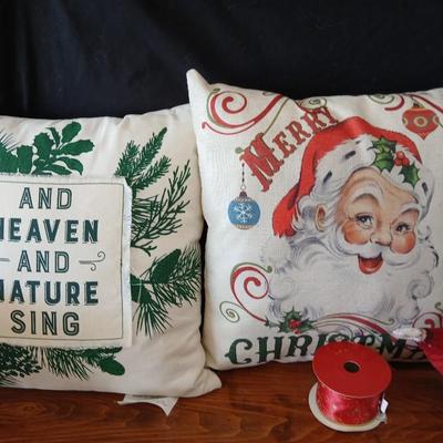 Rustic Christmas Tree Décor, throw pillows and more