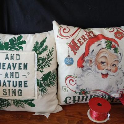 Rustic Christmas Tree Décor, throw pillows and more