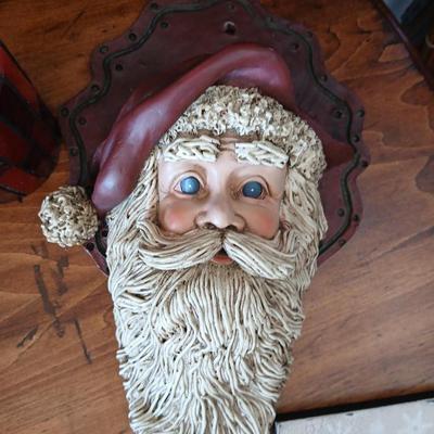 Merry Christmas Wall Art - with hooks & Décor Bundle