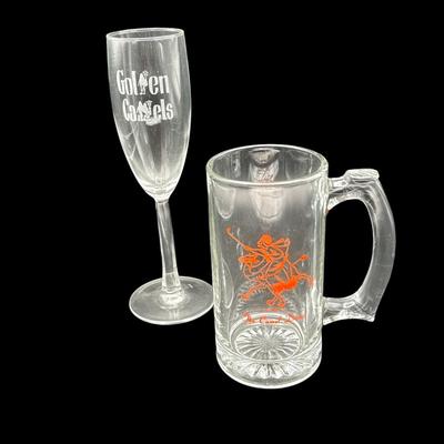 Golden Camels Countey Club 8 vintage beer mugs