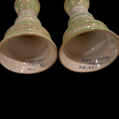 Italian bowl and matching candlesticks