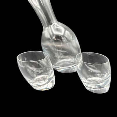 Nambe 3 piece wine ? set