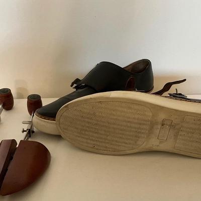 Forsheim Leather Shoes with stretchers, size 10
