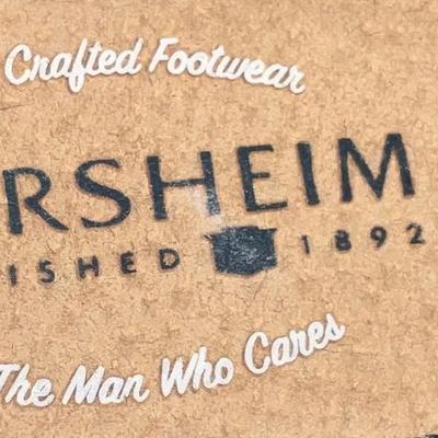 Forsheim Leather Shoes with stretchers, size 10