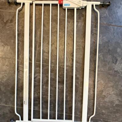 White Safety Gate