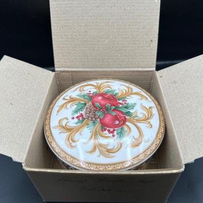 MIKASA “Holiday Orchid” Covered Dish