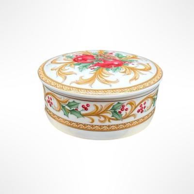MIKASA “Holiday Orchid” Covered Dish