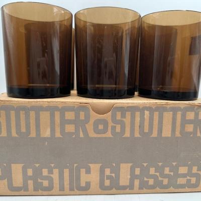 Vintage Stotter Plastic Tumblers (12)