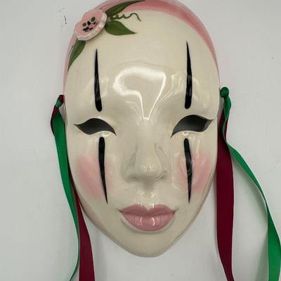 Vintage Mardi Gras Face Mask Wall Hanging