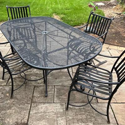 Wrought Iron Patio Set