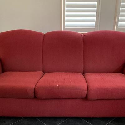 Red Cloth Couch