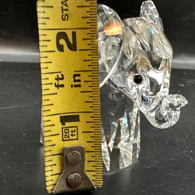 Swarovski Crystal Elephant Figurine