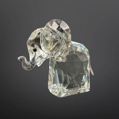 Swarovski Crystal Elephant Figurine