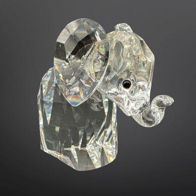 Swarovski Crystal Elephant Figurine