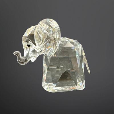 Swarovski Crystal Elephant Figurine
