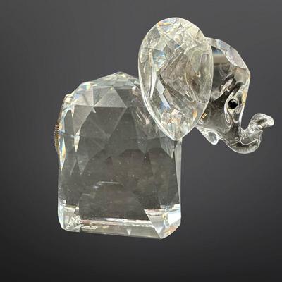 Swarovski Crystal Elephant Figurine