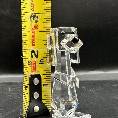 Swarovski Crystal Dog Figurine