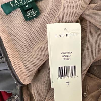 New Ralph Lauren Dress with Glitz, size 16