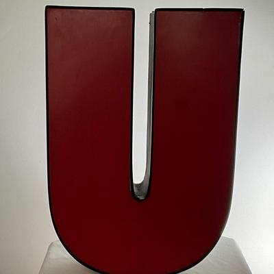 U Red Sign Home decor