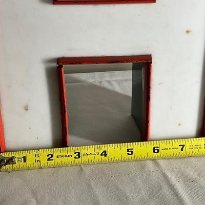 H white sign 10x8”